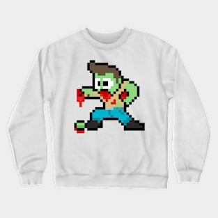 8bit zombie Crewneck Sweatshirt